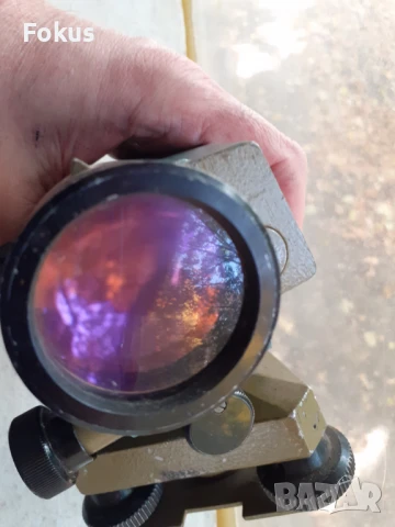 Стар военен уред бусола мерник нивелир, снимка 5 - Антикварни и старинни предмети - 51043275