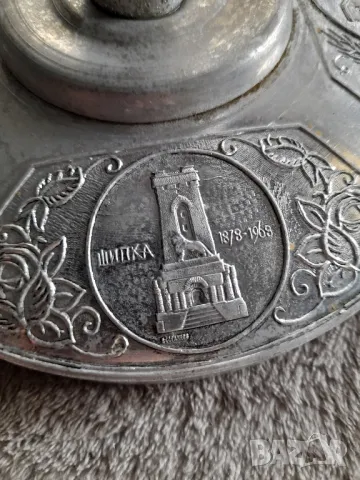 Българска лампа с забележителности , снимка 4 - Антикварни и старинни предмети - 48009877