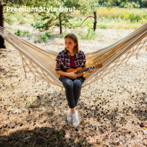 Хамак с ресни в Бохо стил - комфорт и елегантност, снимка 9 - Други стоки за дома - 53923470