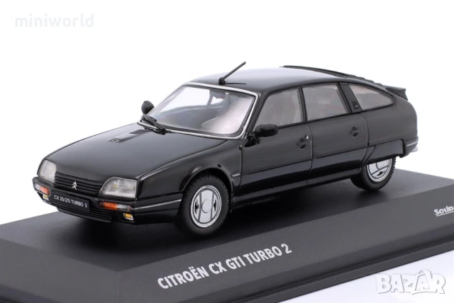 CITROEN CX GTI Turbo II 1989 - мащаб 1:43 на Solido моделът е нов в PVC дисплей-кейс, снимка 3 - Колекции - 54268266
