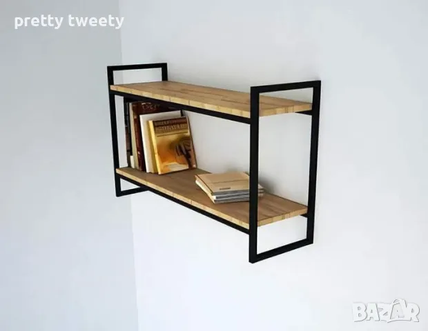 Метална етажерка за окачване на стена по поръчка , снимка 5 - Етажерки - 49322162