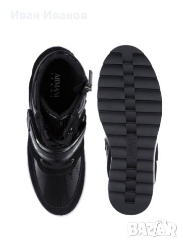 Спортно-елегантни обувки на платформа -  ARMANI JEANS, снимка 6 - Други - 34874590