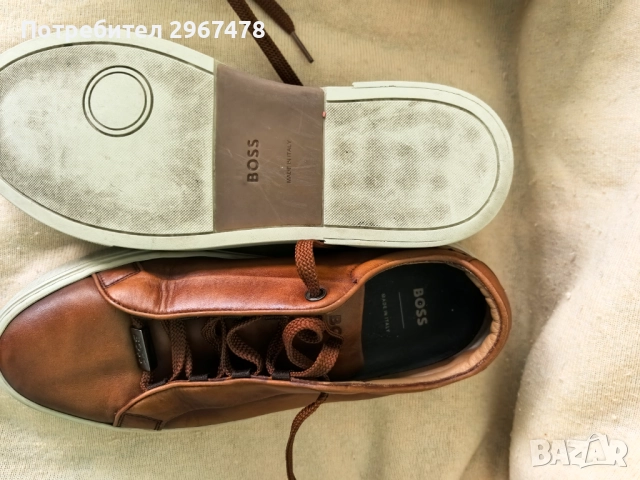 Спортни обувки "BOSS" оригинални, кожени