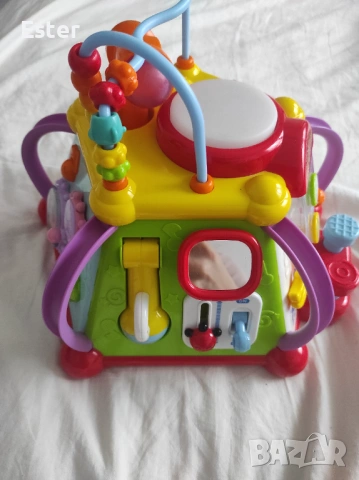 Супер куб с 15 динамични дейности, сложна, образователна и интерактивна музикална играчка, 6 зони за, снимка 2 - Образователни игри - 53889344