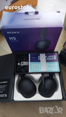 Гейминг слушалки Sony - INZONE H5, безжични с микрофон, черни, снимка 9 - Аксесоари - 52092624
