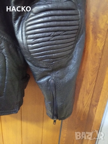 Моторджийско Кожено Яке 100% Естествена Кожа Размер 50 Made in Pakistan, снимка 12 - Аксесоари и консумативи - 52041501