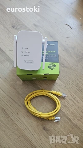 BrosTrend  N300 Универсален WiFi към Ethernet адаптер, поддръжка за изключване на WiFi разширител, снимка 6 - Мрежови адаптери - 51231001