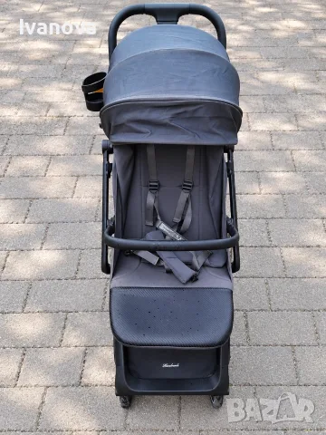Лятна количка Cangaroo AIRWALK CABIN SIZE Grey , снимка 3 - Детски колички - 56237181