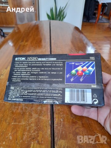 Видеокасета TDK HS180, снимка 3 - Други ценни предмети - 37739228