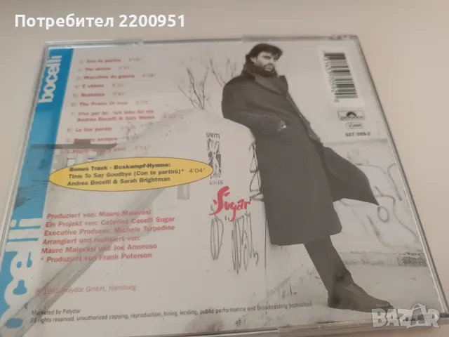 ANDREA BOCELLI, снимка 8 - CD дискове - 47427208