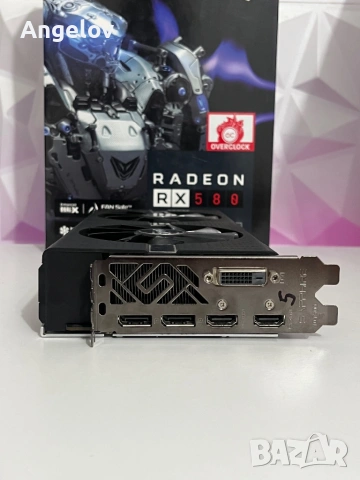 SAPPHIRE RX 580 8GB Профилактирана, снимка 5 - Видеокарти - 54282036