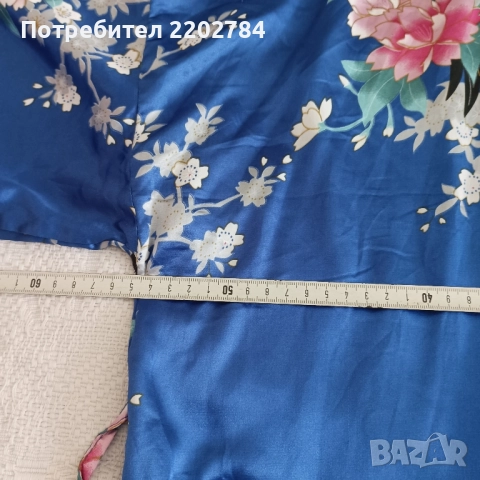 Дамски халати естествена коприна,халат., снимка 4 - Нощници - 51783216