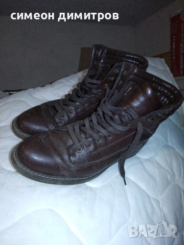 мъжки боти естествена кожа size 45, снимка 3 - Мъжки боти - 52443048