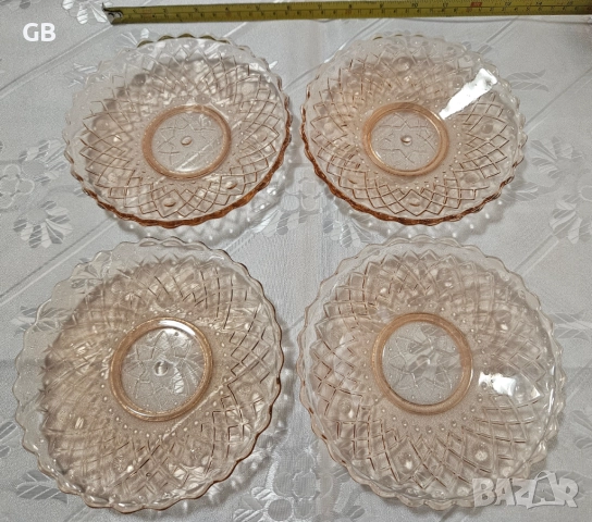 Ретро съдове от цветно стъкло за допълване на сервизи, снимка 8 - Сервизи - 52894662