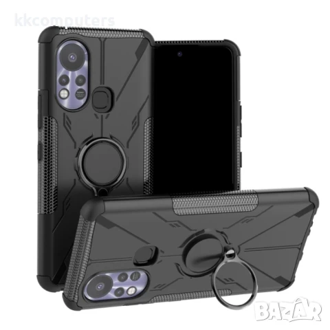 Infinix Hot 11S Удароустойчив Ring Holder Калъф и Протектор, снимка 4 - Калъфи, кейсове - 51274182