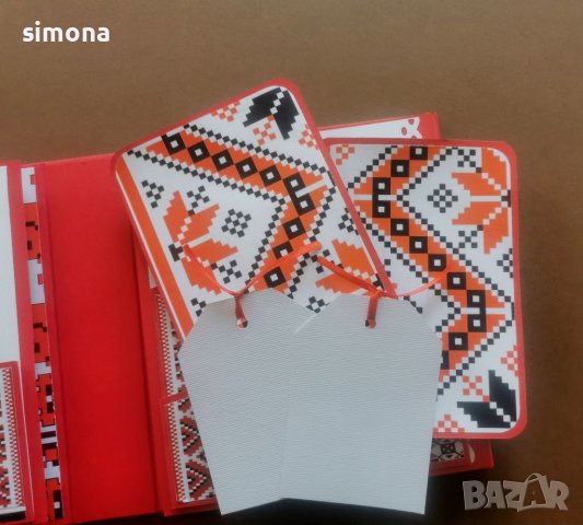 Скрапбук албум с българска шевица , снимка 6 - Други - 40682404