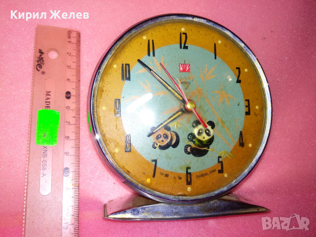 SHANGHAI CHINA Стар РЯДЪК КОЛЕКЦИОНЕРСКИ РЕТРО МЕХАНИЧЕН КИТАЙСКИ БУДИЛНИК ШАНХАЙ 30792, снимка 11 - Антикварни и старинни предмети - 44548936