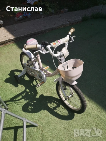 Детски велосипед Makani 16” кошничка и помощни колелета, снимка 3 - Велосипеди - 52773891