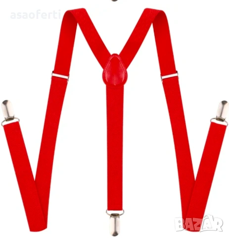 Тиранти в червен цвят 