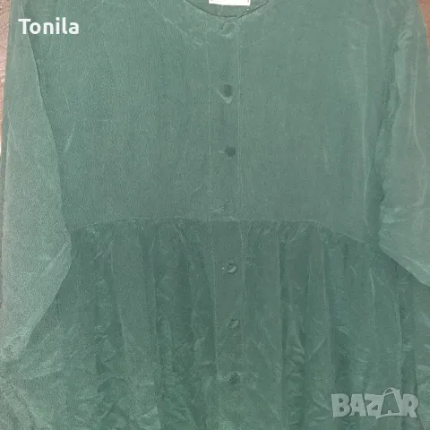 Копринена туника,  р-р Л, снимка 7 - Туники - 47774128