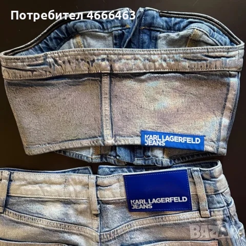 Karl Lagerfeld-оригинален сет пола и топ, снимка 2 - Комплекти - 56304068