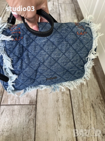 Деним дамска чанта Desigual, снимка 7 - Чанти - 55852309