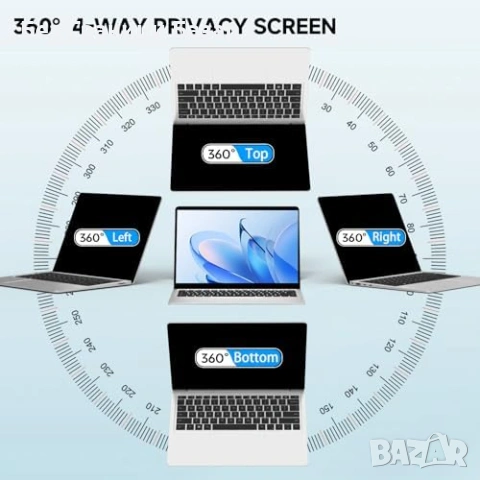 Нов Протектор за екран Surface лаптоп 13.5 против странично виждане с антиблясък за поверителност, снимка 3 - Фолия, протектори - 54076758