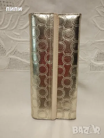 Златно дамско портмоне-клъч, снимка 2 - Чанти - 49750150