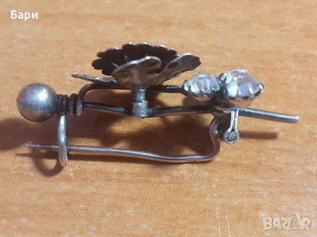 СТАРА СРЕБЪРНА БРОШКА, снимка 5 - Други - 37454096