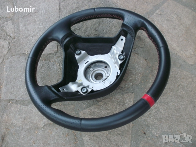 Волан, трилъчев, спортен - оригинален Аudi A3 - с дупчена кожа ! , снимка 6 - Аксесоари и консумативи - 52458974