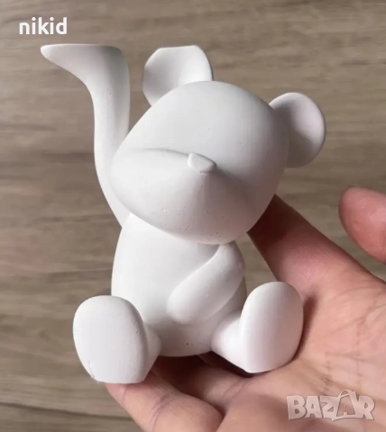 3D Мече с поднос поставка табла основа силиконов молд форма смола фондан шоколад гипс, снимка 4 - Форми - 52769347