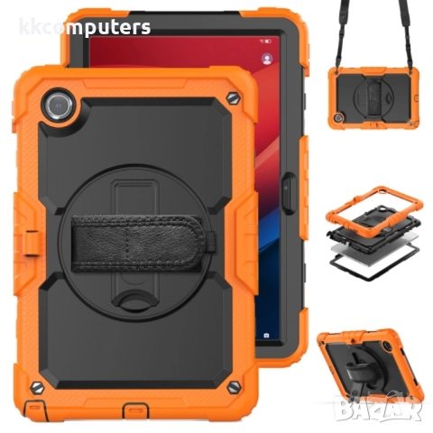 Lenovo Tab M11 /Xiaoxin Pad 2024 Silicone Hybrid PC Tablet Case /Shoulder Strap Удароустойчив Калъф , снимка 4 - Калъфи, кейсове - 52964186