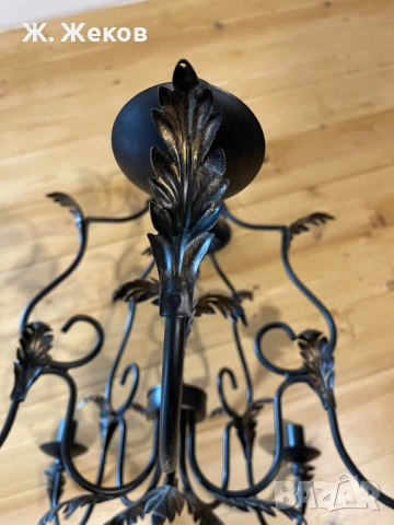 Уникален винтидж полилей, снимка 8 - Полилеи - 54014646