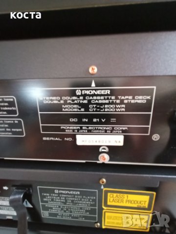 Pioneer M-J200, CX-J300,GR-J300,s-j200,ct-j200wr, pd-j400t, снимка 16 - Аудиосистеми - 37843614