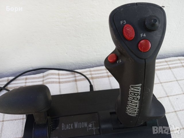 Speed Link Black Widow джойстик, снимка 3 - Аксесоари - 37500560