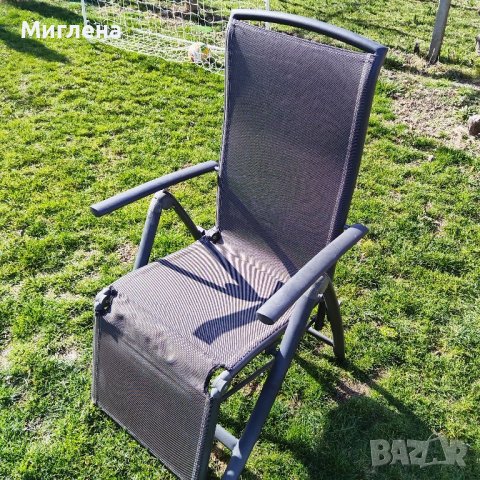 Сгъваем алуминиев стол шезлонг, снимка 2 - Къмпинг мебели - 44447490
