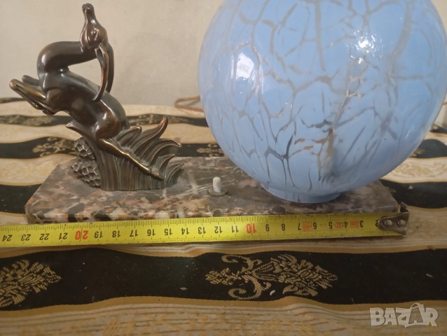 Настолна лампа арт деко, снимка 3 - Настолни лампи - 52470846