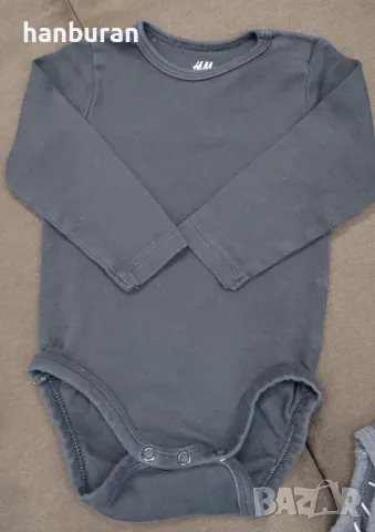 Бебешки бодита H&M с дълъг ръкав, снимка 5 - Бодита за бебе - 49918862