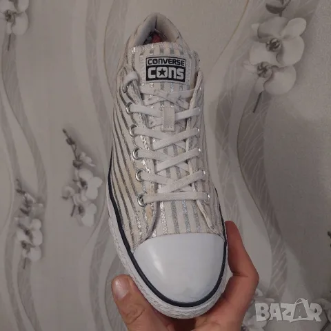 кецове / маратонки Converse Fragment Design x Chuck Taylor All Star Low 'Silver Stripe'  номер 44 ,5, снимка 2 - Кецове - 49061946