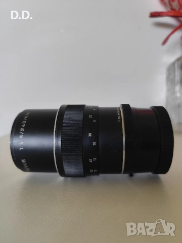 Обектив Revue 240mm F4.5 (М42 резба), снимка 6 - Обективи и филтри - 54334042