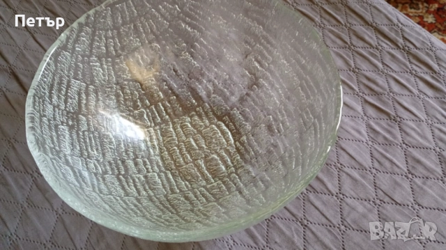 Кристална купа, снимка 2 - Антикварни и старинни предмети - 52500005