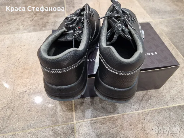 Мъжки работни обувки с метално бомбе , снимка 3 - Други - 47633619