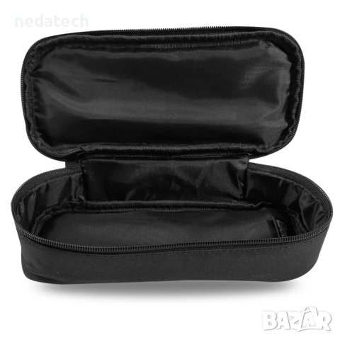 Несесер за училище Decks, Черен, 23x5x10см., снимка 2 - Ученически пособия, канцеларски материали - 51675603