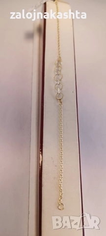 Нова-Златна гривна-1,96гр/14кр, снимка 2 - Гривни - 52732892