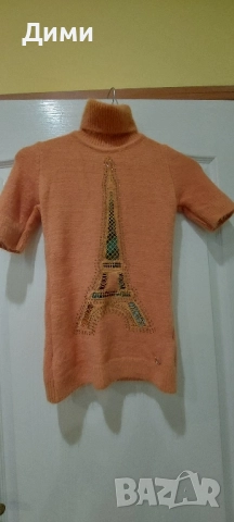 Жълто поло от кашмир