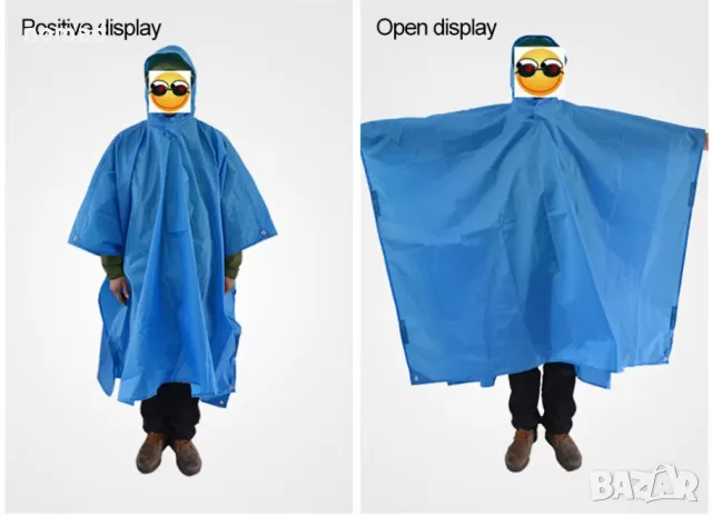 -60% Многофункционално 3-в-1 водоустойчиво пончо / дъждобран, снимка 10 - Екипировка - 49478546