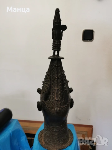 Автентична Африканска статуетка от Дахомей, снимка 6 - Антикварни и старинни предмети - 54312632