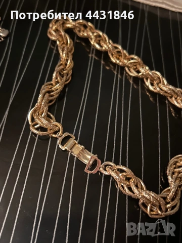 Златен ланец, снимка 2 - Колиета, медальони, синджири - 54031595