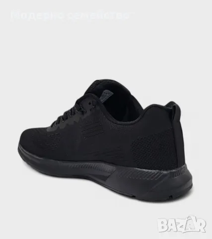 Дамски леки маратонки в черно с връзки , снимка 2 - Маратонки - 49401747