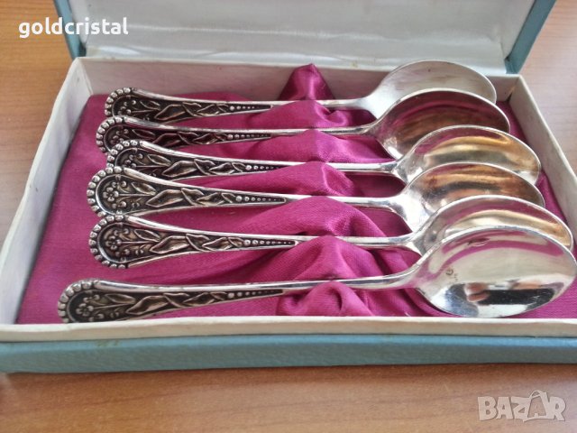 Руски посребрени лъжички